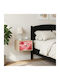 Wooden Beige Bedside Table 36x33x25cm