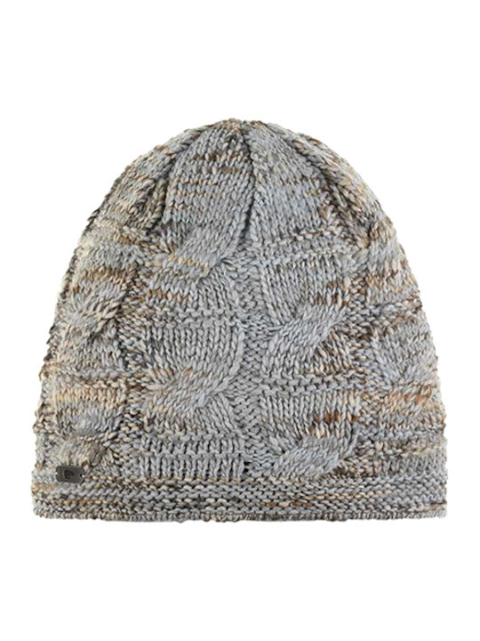 Beanie Women's Knitted Beanie in Beige Colour