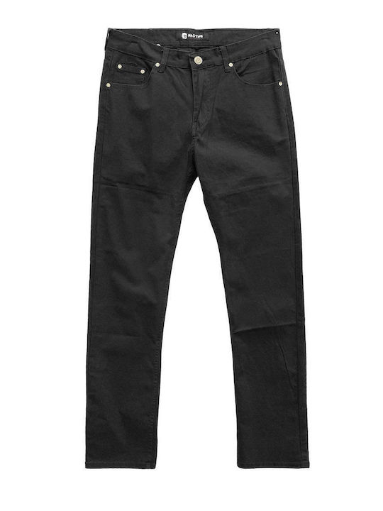 Ansin Elastic Black Trousers