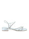 Leather Silver Sandals