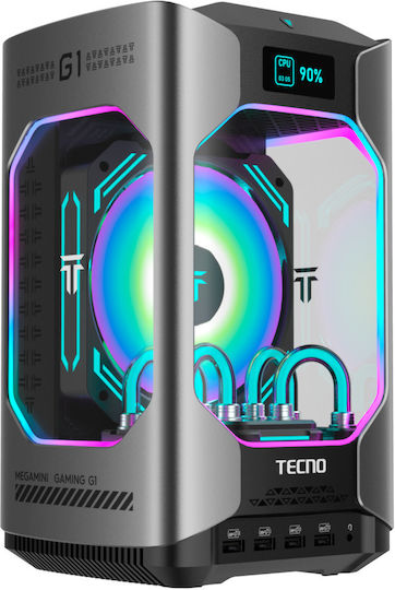 Tecno Mega Mini Gaming G1 Gaming Desktop PC (i9-13900H/32GB /1TB SSD/GeForce RTX 4060/W11 Home)