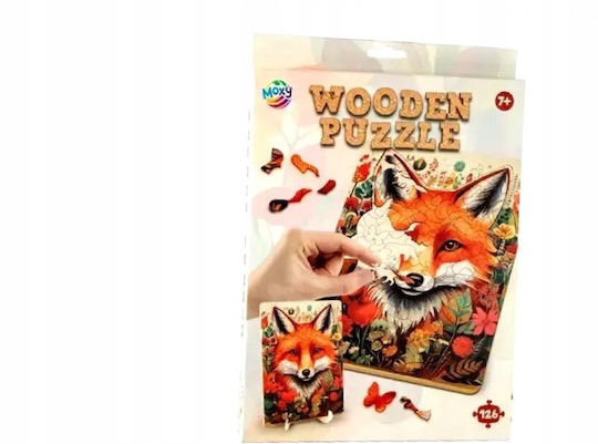 Puzzle Pentru Copii Din Lemn Fox 126 Piese Grafix