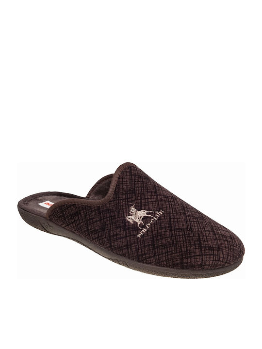 Adam's Shoes Men's Winter Slippers Brown