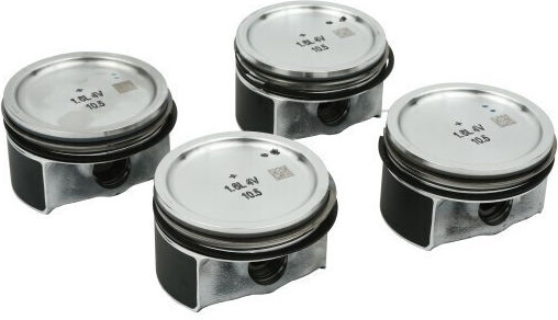 Piston Complete 76.5 Fabia Rapid Vw Jetta Polo 4pcs 036107065dh