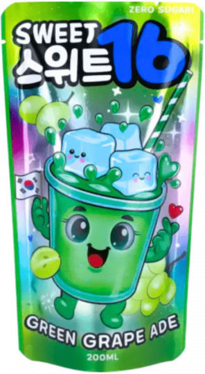 Sweet16 Grüner Traubenade Ohne Zuckerzusatz 200ml