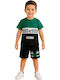 Kinderbekleidungssets mit Sommerhose 2Stücke Grün