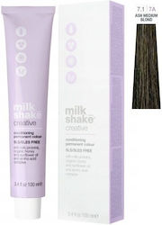 Milk Shake Milk Βαφή Μαλλιών 7.17a Medium Ash B...
