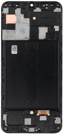 Fixcell Lcd Display Samsung A50 Amoled Frame Black Change Glass Oem