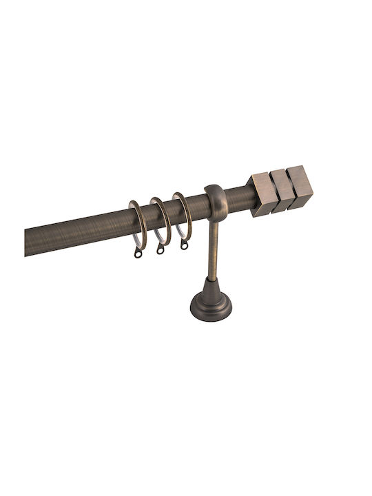 Frans Extendable Metallic Curtain Pole A2 Singl...
