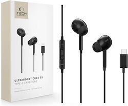 Tech-Protect UltraBoost Core G3 In-ear Căști handsfree cu Bănuș USB-C Negru