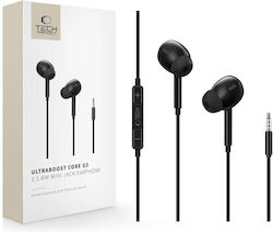 Tech-Protect UltraBoost Core G3 In-ear Căști handsfree cu Buză 3.5mm Negru