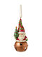 Weihnachtszwerge An Glocke Hängornament 10 Cm