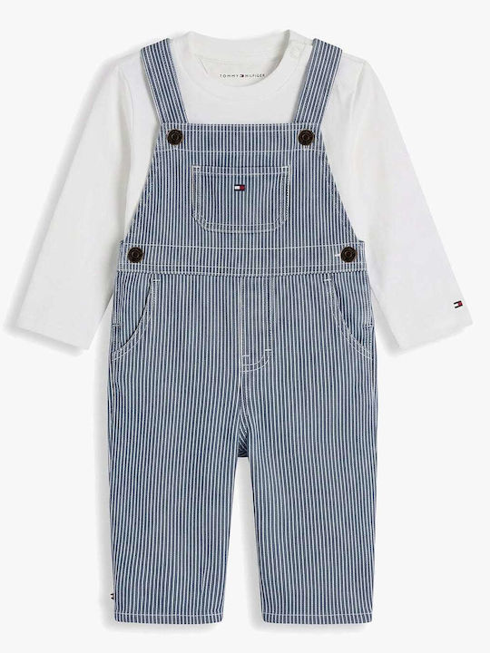 Tommy Hilfiger Set Kids' Denim Dungarees Blue
