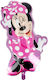 Amscan Folie Luftballon Minnie Vollkörper Doppelansicht 76 cm