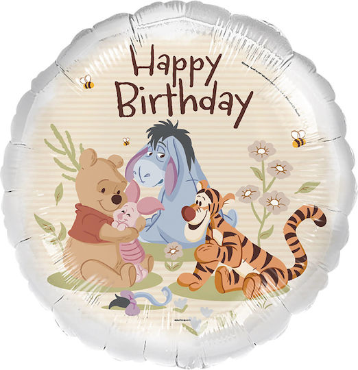 Foil Luftballon 17 Winnie the Pooh & Friends Happy Birthday 45 cm