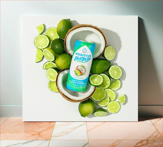 Painting Positive Energy Drink Citrus Beverage of Positive Energy Citrus 110x110