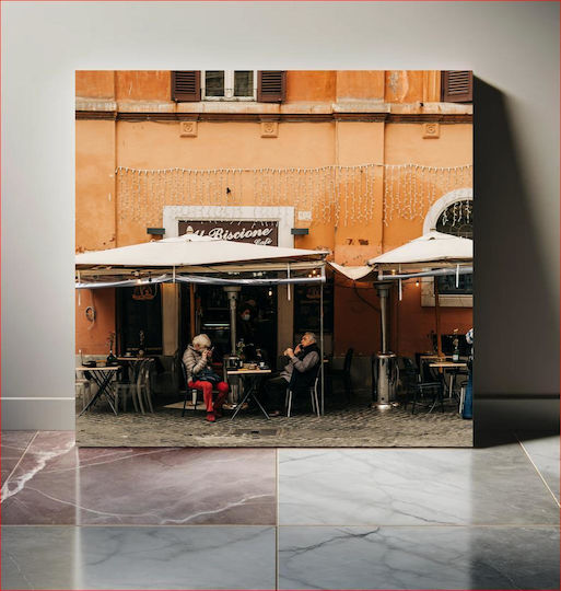 Πίνακας Café In City Καφενείο Στην Πόλη 110x110