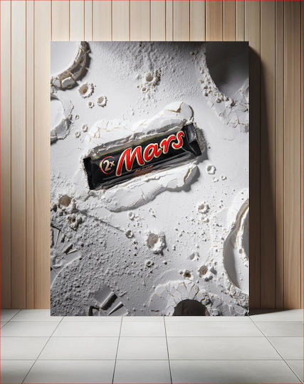 Πίνακας Mars Bar On Cracked Surface Mars Bar Ραγισμένη Επιφάνεια 100x150