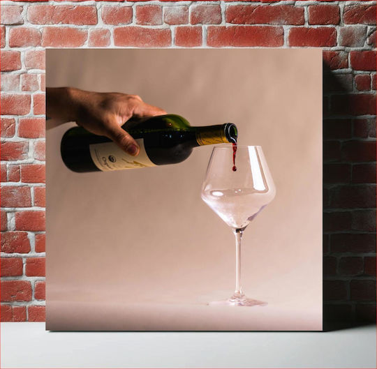 Πίνακας Pouring Red Wine Ρίχνοντας Κόκκινο Κρασί 110x110