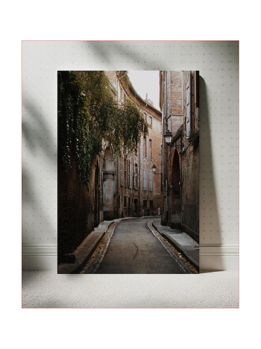 Panou Charming Stradă Îngustă În Oraș Istoric Tablouri Decorative 100x150