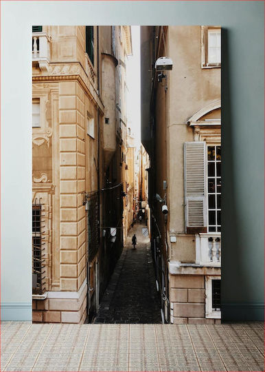Painting Narrow Alleyway In Historic City Center Narrow Alleyway In The Historic City Center 100x150