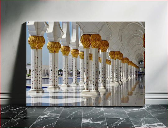 Πίνακας Golden Columns In Architectural Detail Χρυσές Στήλες Αρχιτεκτονική Λεπτομέρεια 150x100
