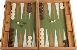 Manopoulos Backgammon Din Piele Joc De Dame Zaruri 48x30cm Manopoulos Backgammon Din Piele Joc De Dame Zaruri 48x30cm