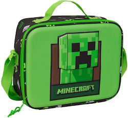 Minecraft School Insulated Kids' Lunch Handbag Minecraft School Insulated Kids' Lunch Handbag