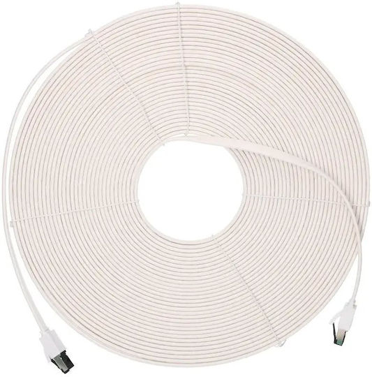 Extralink Flat U/FTP (STP) Network Cable Ethernet 20m White