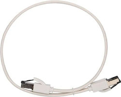 Extralink Flaches U/FTP (STP) Netzwerkkabel Ethernet 0,5m Weiß Extralink Flaches U/FTP (STP) Netzwerkkabel Ethernet 0,5m Weiß