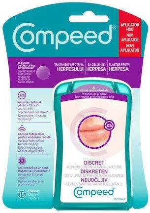 Compeed Herpes Lippenprodukte Beruhigende Regenerierende Wirkung 12 Stunden 15 Stück
