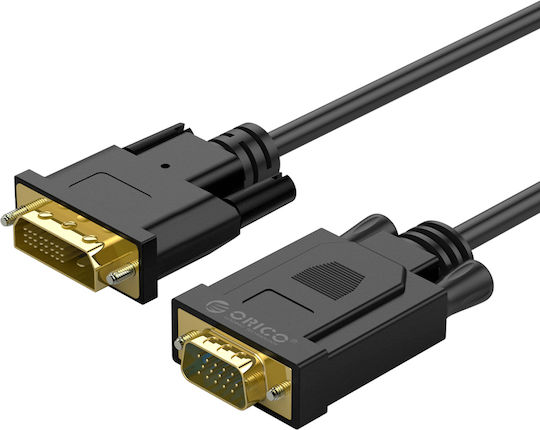 Orico DVI-D-Stecker Kabel - VGA-Buchse 5m Schwarzes XD-DITV
