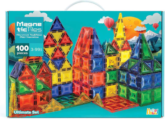HappiHobbi Magnetisches Bau- und Konstruktionsspielzeug Für Kinder Ab 3 Jahren