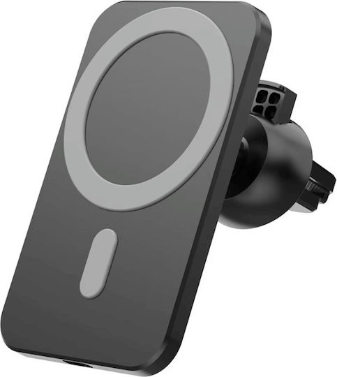 Suport auto tip MagSafe cu încărcare wireless compatibil Apple Samsung Negru