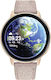 Tekday Smartwatch 656547 Golden Leather Strap