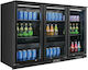 Karamco Ψυγείο Back Bar 328lt με Τρεις Πόρτες