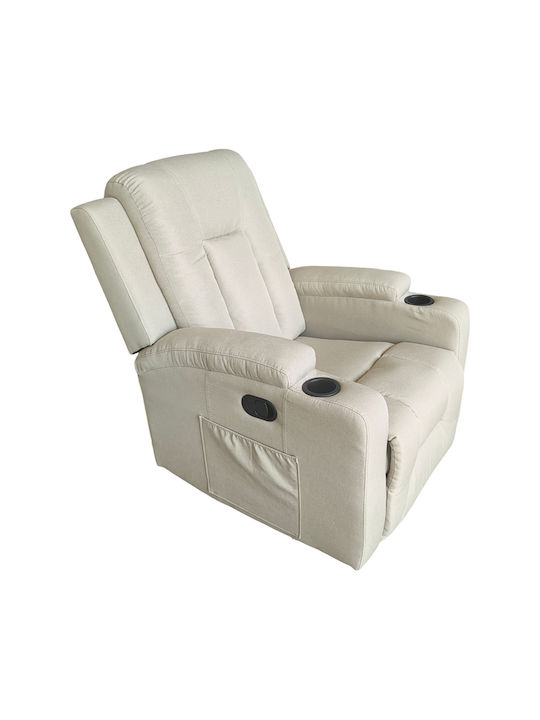 Gessel Relax Massage Armchair Beige 80x90x98cm
