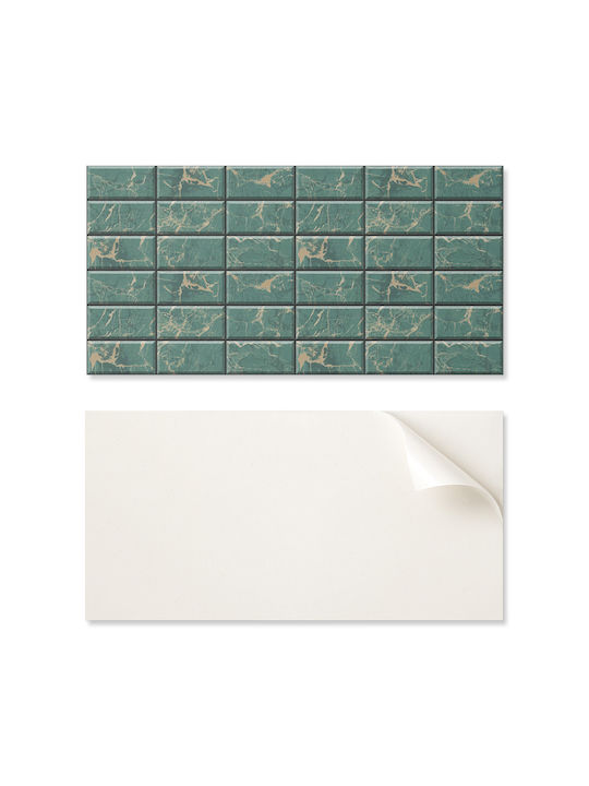 Set Vinyl Kacheln Design Marmor Einfacher Installation 6x60x30 cm