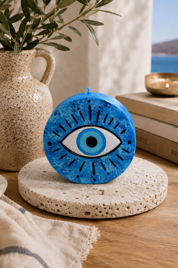 Gerakis Lumânare Decorativă Blue Eye Albastră
