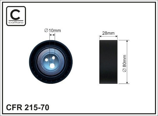 Întinzător Curea Micro-v Fiat Marea 96 2.4 Jtd 80x10x28 60813774