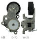 SKF Poly-Riemen Spannrolle Renault 307/407 2.0 16v 02 T39041