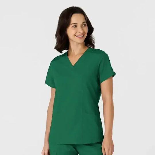 WonderWink WonderWink Damen Medizinische Bluse Grün