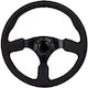 Black Classic Steering Wheel 35 Cm