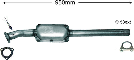 Americat Kompletter Katalysator Fiat Td.12-608