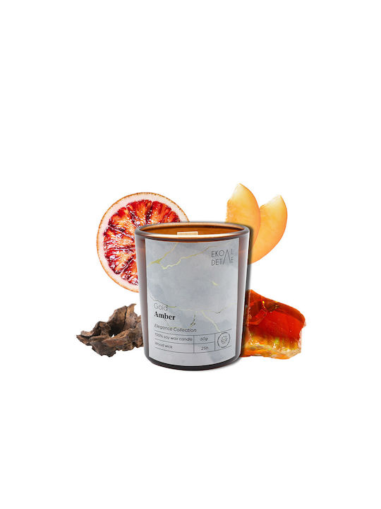 Aromatisches Soja-Kerze im Gefäß mit Vanille-Parfüm 60g