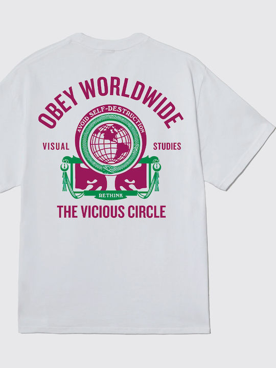 Obey Тениска Wht