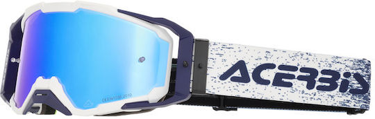 Маска Mx Acerbis Vitrion Mirror 27520.232 Бяла Синя