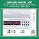 Diq Ambient Tym01x Universal Ambient Light 18 Lights Piano Black Starry Sky Strips