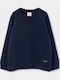 Kinderoberteile Langärmeliges Dunkelblau Pullover