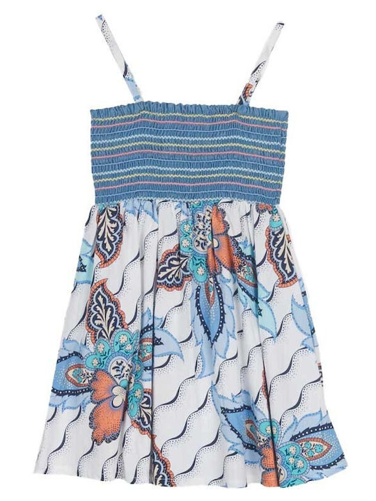 Joyce Girls Dress Blue